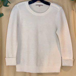 GAP | button shoulder | cream | sz S sweater